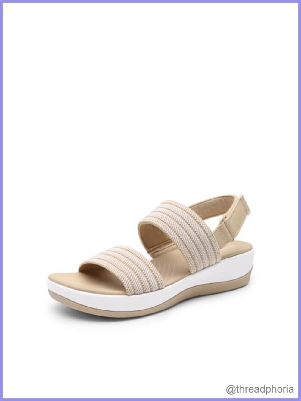 Women's Casual Flat Low Wedge Sandals Comfortable Flexible Summer